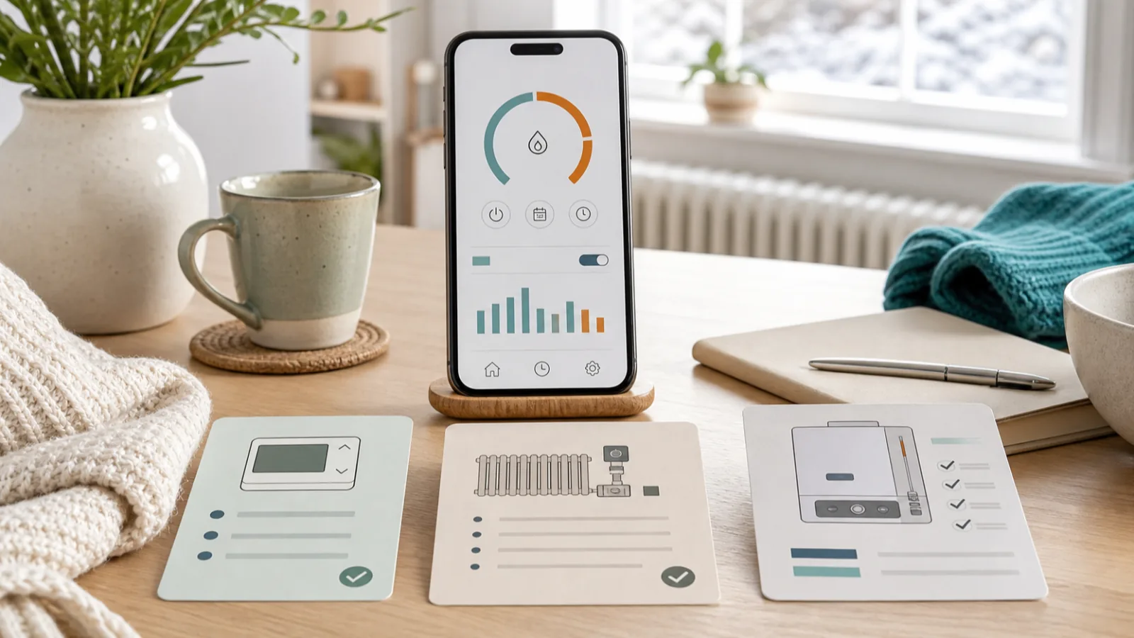 Heating-control comparison notes for Hive, radiator valves, boiler compatibility, and subscription features