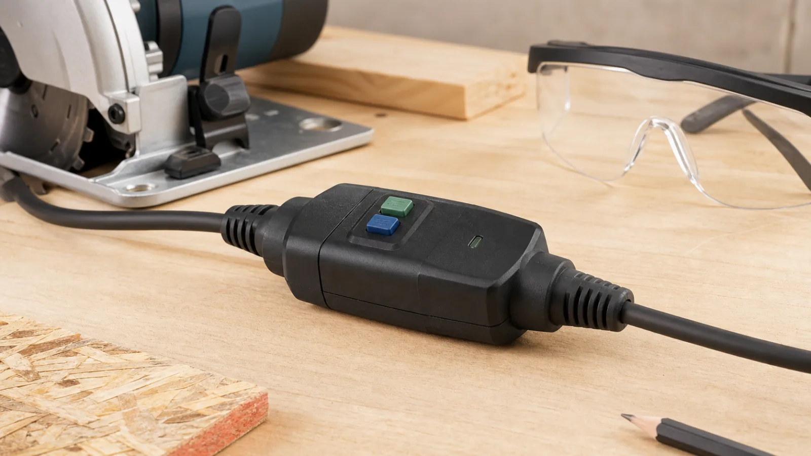 Masterplug RCD plug for power tools