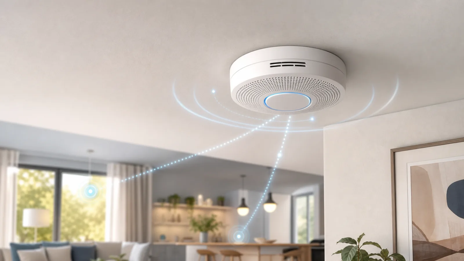Google Nest Protect smart smoke and CO alarm for app-alert households